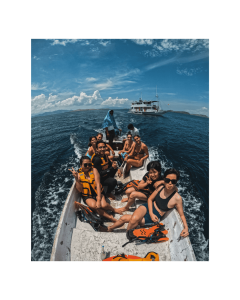 komodo island open trip boat experience
